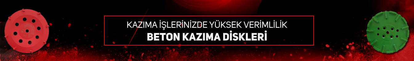 Beton ve Zemin Kazıma Diskleri